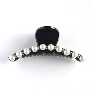 🆕 3/$20 Pearls Rhinestone Bling Hair Clip H5